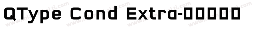 QType Cond Extra字体转换
